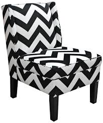 Chevron Black And White Zig Zag Wingback Accent Chair X5766 Lamps Plus Furniture Chevron Accent Chairs Home Decor