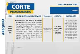 Discover new offers and get the best flight. Arequipa Corte De Servicio Electrico En 3 Distritos Este Martes 1