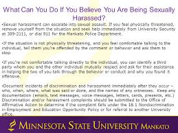 (5) write your statement of facts, that is, the callers' statements to you as to why their calling, threats made, family members contacted, your instructions to the callers to mail you their claim, and your call logs and your family members' call logs. Sexual Harassment He Said She Said They Said Ppt Download