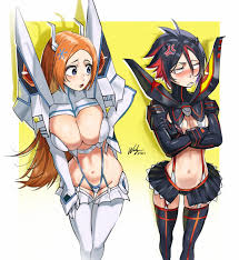 bleach, kill la kill, rukia, inoue orihime, junketsu - R34 Vault