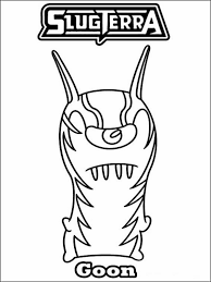 Zombie coloring pages for kids printable coloring4free. Free Printable Coloring Book Slugterra 11