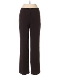 Details About Studio By Tahari Levine Women Brown Dress Pants 6 Petite