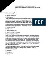 Soal ujian sekolah biologi smk. Kumpulan Soal Biologi Sma Smk
