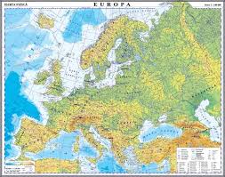 Judeţele reprezentate la masa din palatul victoria, Harta Fizica Si A Resurselor De Subsol A Europei