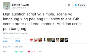 Pencarian pelakon extra dan model (perempuan sahaja)! Follower Instagram Penting Untuk Jadi Pelakon Aerill Com Lifestyle