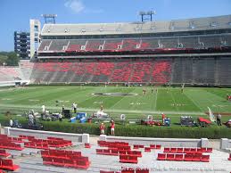 sanford stadium view from lower level 130 vivid seats