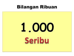 Satu juta untuk satu bulan. Mengenal Nama Dan Lambang Bilangan Ppt Download