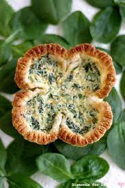 Lucky Spinach Quiche St Patricks Day Food St Patrick S Day Appetizers Irish Recipes