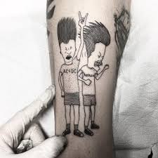 Black Beavis And Butthead Pin On Tat
