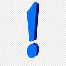 The image can be easily used for any free creative project. Signo De Exclamacion Lenguaje De Interjeccion Signo De Exclamacion Diverso Azul Png Pngegg