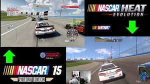 Having pole positions means much more in f1 than nascar teams spend a lot less since they use the chassis of a 'car of tomorrow' sedan. Nascar Heat Evolution Vs Nascar 15 Victory Edition Auto Club Speedway Youtube