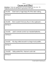 To make your cause and effect essay flawless, try to find valid and significant supporting. Find The Effect Cause And Effect Worksheet Have Fun Teaching