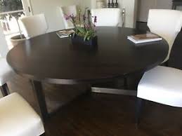 What dining table shape best fits your needs? Brand New Linear Round 72 Dining Table Never Used R H Modern Brushed Bronze Ebay