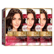 A coloração kaycolor deve ser misturada com oxidantes kaycolor a 10v ( escurecer ou para cabelos descolorados), 20v (tom sobre tom, cobrir cabelos. Kit L Oreal Paris Coloracao Imedia Excellence 4 Cast Natural 3 Unidades Epoca Cosmeticos