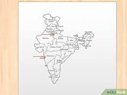 India map with states and capitals of india & 9 union territories. How To Draw The Map Of India With Pictures Wikihow