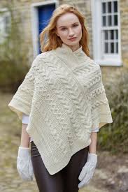 Aran poncho crochet pattern 5064 70's style wendy aran crochet poncho pattern вј250 free, online ponchos knitting patterns tutorial directory: Women S Aran Cape Natural Knitted Poncho Aran Sweater Women