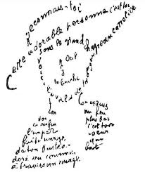La Poesie Est La Tendresse Espiegle Des Jeux De Mots Michel Bouthot Humour Actualites Citations Et Images Guillaume Apollinaire Calligramme Calligramme Apollinaire