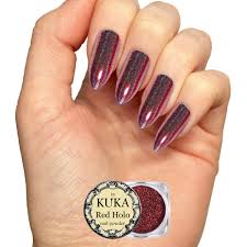 Buy Red Holo Kuka Holographic Rose Green Blue Red Gold Silver Colours Mirror Chrome Nail Powder Glitter Accessories Different Shine Pigment Red Holo Online At Low Prices In India Amazon In Color club over the moon color club halo hues nail lacquer.5 fl i bought two polishes and they arrived on time and packaged nicely.