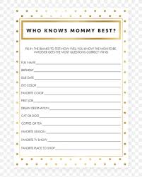 We earn a commission for products purchased through some links in this article. Baby Shower Mother Trivia Game Quiz Png 819x1024px Baby Shower Area Book Book Report Document Download