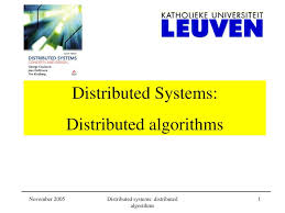 Ppt Distributed Systems Distributed Algorithms Powerpoint Presentation Id 3136630