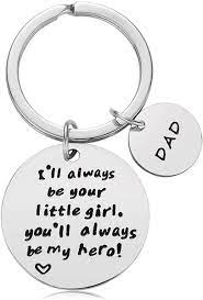 Here's what people are loving—and gifting—for their dads, grandpas, husbands…. Amazon Com Father S Day Gift Dad Gift From Daughter For Birthday I Ll Always Be Your Little Girl You Will Always Be My Hero Keychain Stainless Steel Clothing