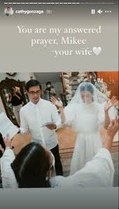 Ang tagal ko hindi nakasama ang aking asawa so nagplano kami. In Photos Alex Gonzaga Mikee Morada S Intimate Wedding