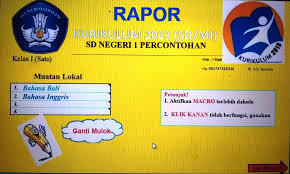 Aug 27, 2017 · aplikasi raport k13 sd berbasis excel kelas 1, 2, 3, 4, 5, 6 semester 1 dan 2 sesuai juknis penilaian Aplikasi Raport K 13 Semester 1 Jadi Solusi Guru Sd Untuk Memudahkan Laporan Penilaian Hasil Belajar Siswa Info Dunia Edukasi