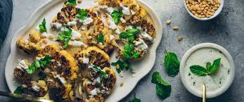 Cumin Spiced Cauliflower Steaks - La Crema