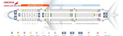 Seat Map Airbus A330 300 Iberia Best Seats In The Plane