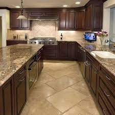 39 Beautiful Kitchen Floor Tiles Design Ideas Kitchen Backsplash Tile Designs Kitchen Floor Tile Cherry Cabinets Kitchen