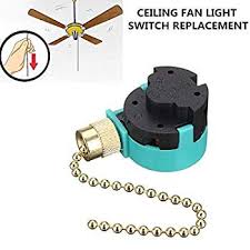 Hunter Ceiling Fans Replacement Parts Zing Ear Ze 268s6 Ceiling Fan Switch 3 Speed 4 Wire Pull Chain Cord Switch Appliances Replacement Speed Control For Ceiling Fans Wall Lamps Brass Pull Chain Walmart Com