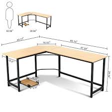Amazon Com Tribesigns Modern L Shaped Desk Corner Computer Desk Pc Latop Study Table Workstation H Furniture Computer Desk Diy Corner Desk Home Office Design