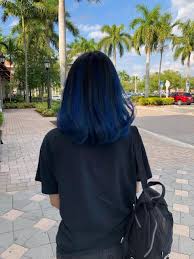 Reddit Fancyfollicles Blue Balayage On My Virgin Hair In 2020 Hair Inspo Color Hair Streaks Blue Ombre Hair