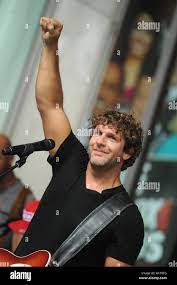 NEW YORK, NY - JUNE 12: Recording artist Billy Currington performs live on  stage during the 'FOX & Friends' All American Concert Series outside of FOX  Studios on June 12, 2015 in