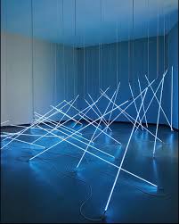 Francoismorellet Presente Son œuvre Lavalanche A L Exposition Au Diapason Du Monde A La Fondation Vui Vui Designed By Fondation Louis Vuitton Neon Signs Art