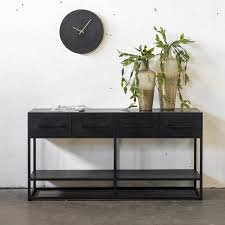 Konsolentisch 92x80x32cm flurtisch konsole kommode highboard sideboard schwarz. Industrie Sideboard Donny 140 Cm Konsole Schwarz Metall Maison Esto Ihr Grosser Mobel Online Shop