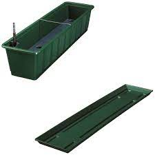 Geli bewässerungs blumenkasten aqua green plus ca. Balkonkasten Aqua Green Plus Mit Bewasserung Und Passendem Untersetzer Onlineshop Von Fuchs Seit 1895