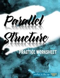 Parallelism actually has two different functions in gd&t depending which reference feature is called out. Parallel Structure Worksheets Teachers Pay Teachers