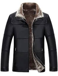 Affiliate Tanming Men S Winter Warm Leather Coat Real Fur Hooded Leather Jacket At Amazon Men S Leather Jacket Leather Jacket With Hood Fur Leather Jacket
