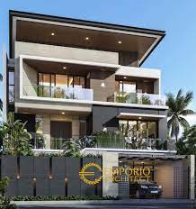 Desain rumah modern, banyak yang bingung antara gaya modern dan gaya kontemporer. Desain Rumah Modern 3 Lantai Bapak Bambang Di Jakarta Bungalow House Design Modern Exterior House Designs 3 Storey House Design