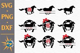 Download Horse Monogram Svg Png Dxf Digital Files Include 756646 Cut Files Design Bundles