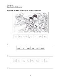Exam paper for year 3 kssr english. Kssr Year 3 English Make Sentences Cute766
