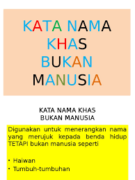 Di sekolah saja, kamu harus lulus ujian terlebih dahulu sebelum sebelum bisa naik kelas. Kata Nama Khas Bukan Manusia T3