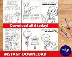Our 2021 floral calendars are absolutely perfect for your office, home office, work, or family organization. Chinese New Year Coloring Pages Instant Download 2021 Year Of The Ox Coloring Sheets Chinese New Years Printable By Indigo Ink Boutique Catch My Party