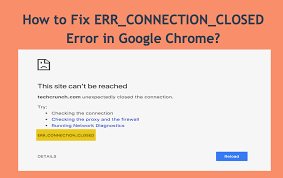 Maybe you would like to learn more about one of these? How To Fix Error Connection Closed Error In Google Chrome Webnots