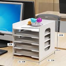 A paper tray is a great storage solution if your desk is cluttered with letters or documents. Lemonbest Five Layers Office Paper Organizer Desk Desktop Organizer File Holder Office Desk Organizer Letter Tray Document Storage Rack For Home Office School Walmart Canada