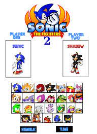 Sonic jump is a vertical platform game developed by hardlight and published by sega for ios and android.on its original release, the app was released in japan on february 21, 2005, and then north america usa, south america, resume asia, africa, and europe uk worldwide in april 2007. Sonic The Fighters 2 Select Screen By Sonamy 666 On Deviantart