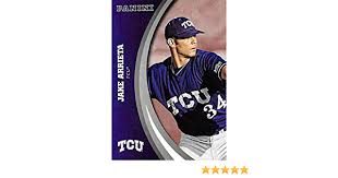 He got the call to the majors in 2010 and put forth two solid seasons. Jake Arrieta Baseball Card Tcu Horned Frogs 2016 Panini Team Collection 21 At Amazon S Sports Collectibles Store