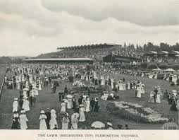 The Lawn Flemington Circa 1900 Melbourne Cup Day Flemington Melbourne Australia Melbourne Cup