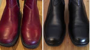 Make social videos in an instant: Dye Blundstone Leather Boots Red To Black Easily Youtube